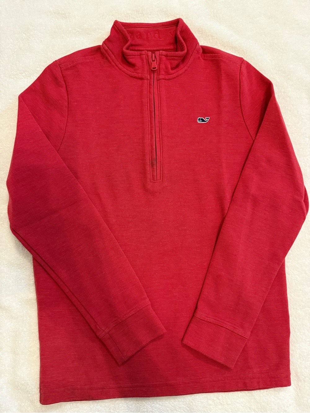 Vineyard Vines Red Crewneck Knit Sweater Boys Size M